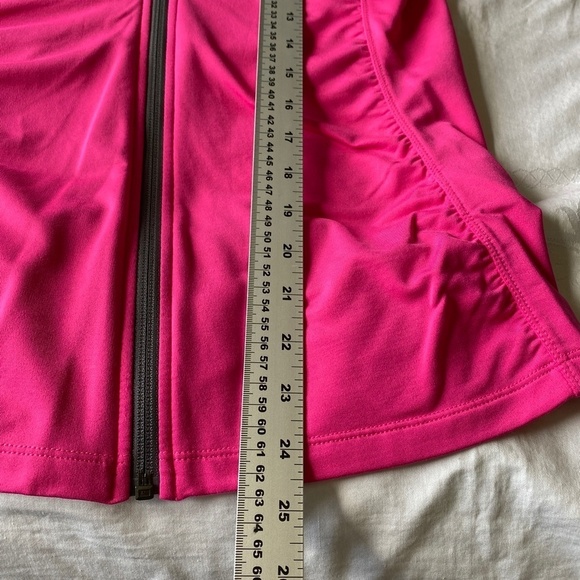 Tuff Athletics Women's Lightweight Pink Athletic Zip Up Hoodie Jacket Medium - Picture 13 of 15